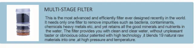 20l Mineral Activated Carbon Filter Bottle