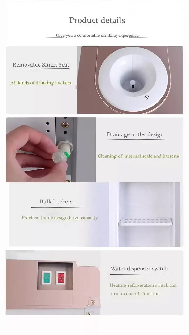Top Load Water Dispenser With Cabinet